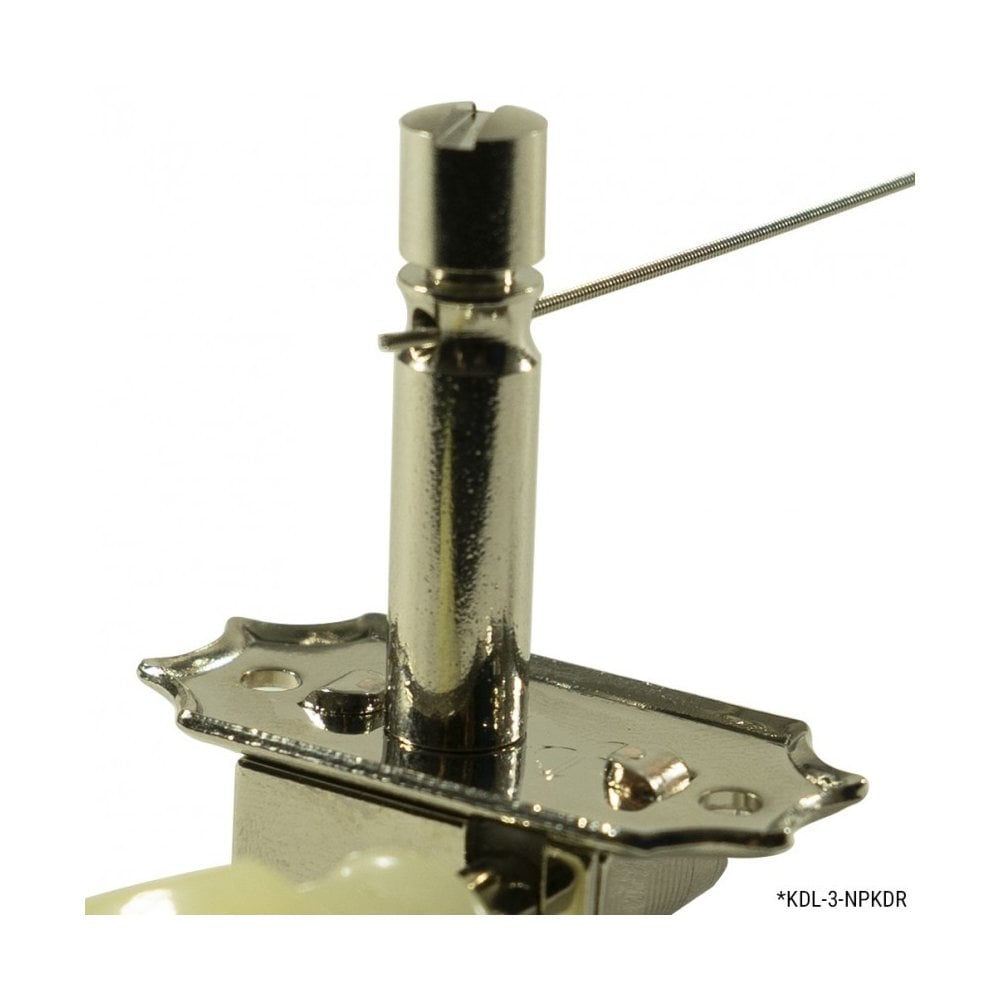 Kluson 3+3 Double Ring Button - Locking Tuner- Double Line