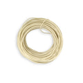 Gavitt Vintage 22 Gauge Cloth-Covered Wire, Off-White - Bulk 50 Ft Length