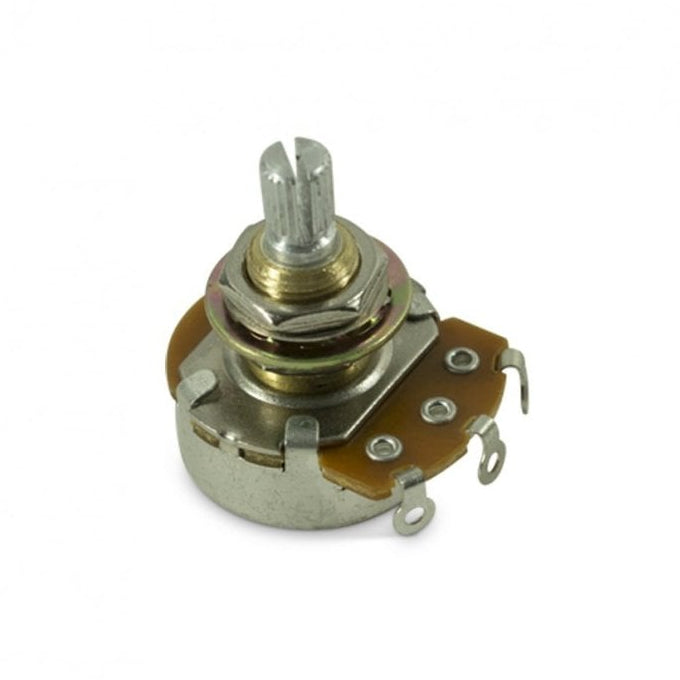 Alpha Left Hand or Reverse Taper Potentiometer 250 kohm - 500 kohm - 18 Spline