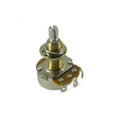 Alpha Left Hand or Reverse Taper Potentiometer 250 kohm - 500 kohm - 24 Spline