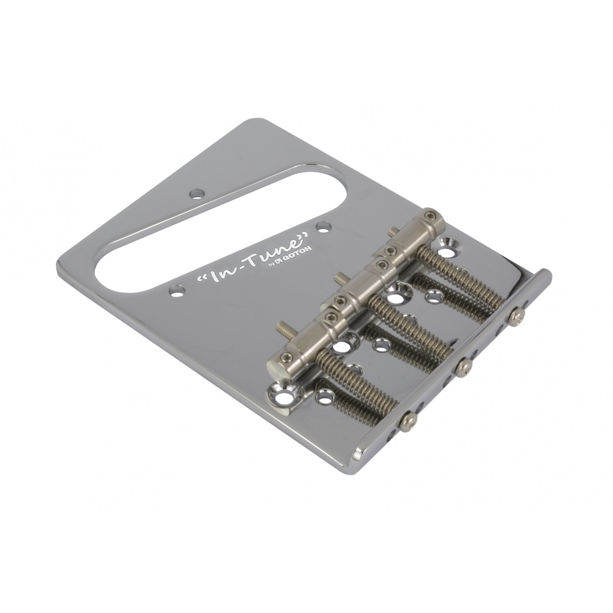 Gotoh Ti-TC2 Telecaster Replacement Bridge with Titanium "In-Tune" Saddles
