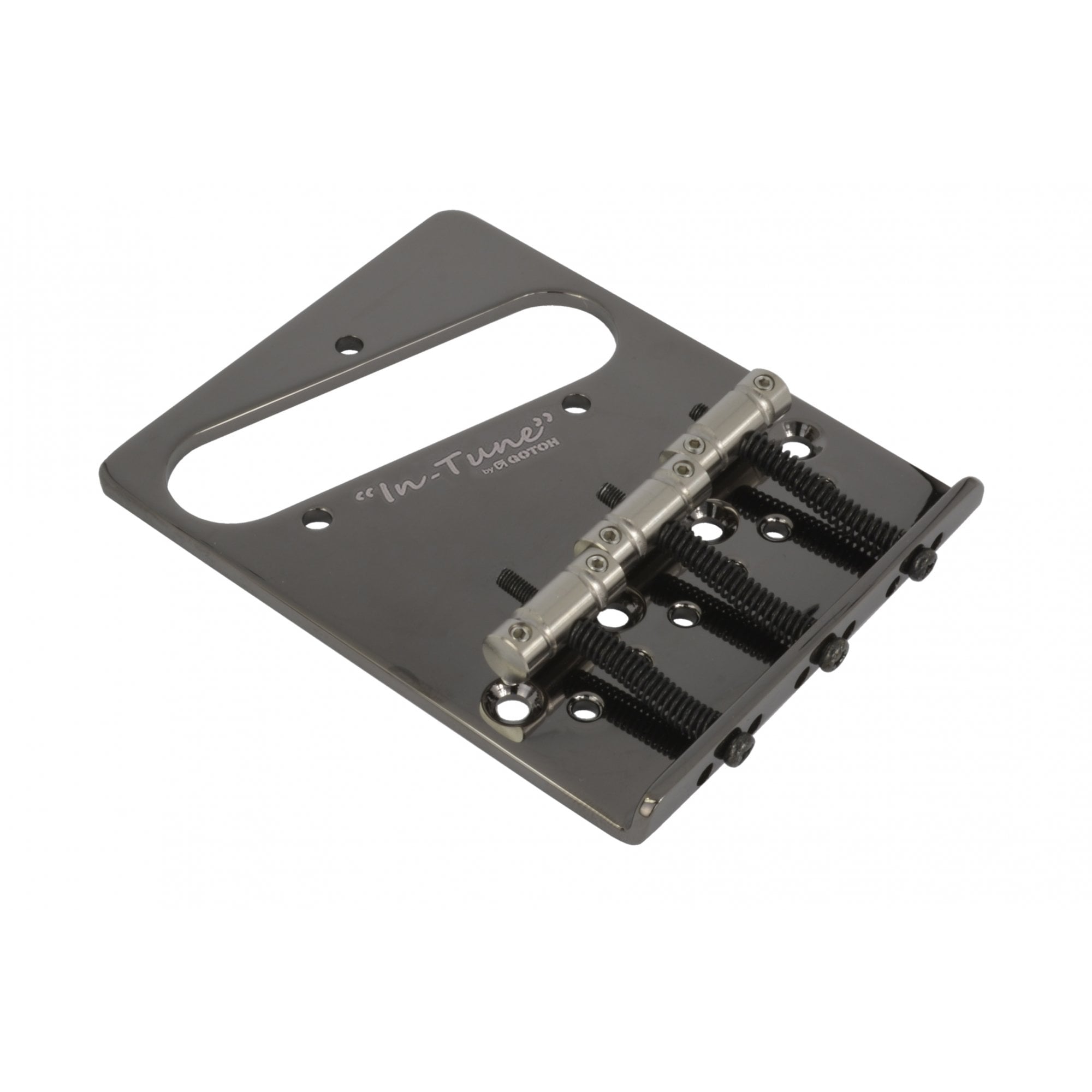 Gotoh Ti-TC2 Telecaster Replacement Bridge with Titanium "In-Tune" Saddles