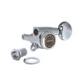 Gotoh SG381 Magnum Lock Traditional Tuners 6 In Line with Rounded Mini Buttons (Model 05) 16:1 Gear Ratio