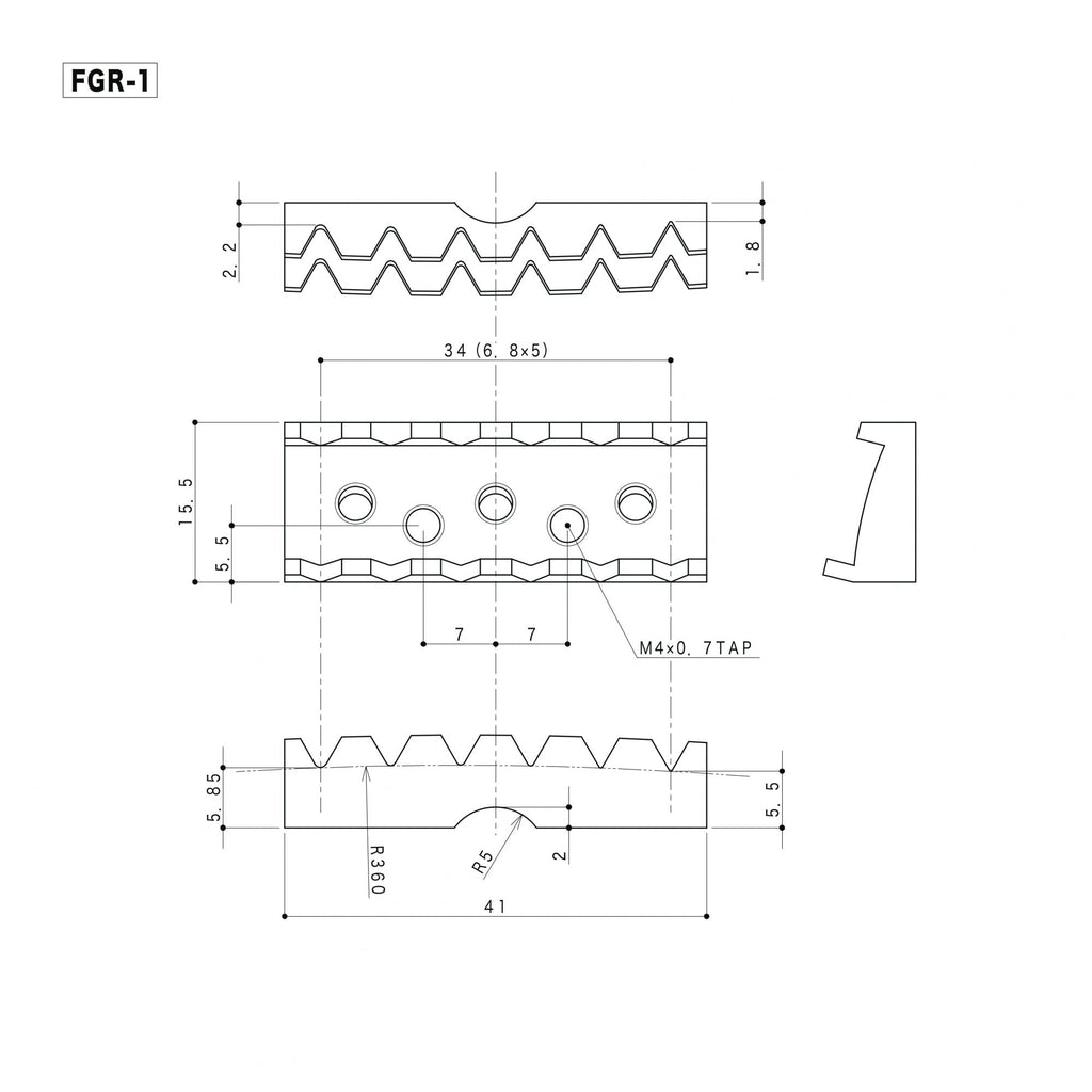Gotoh Floyd Rose Lock Nut 41mm