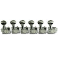 Kluson Diecast Revolution Tuners For Fender, 6 In Line, No Collar, Staggered Posts