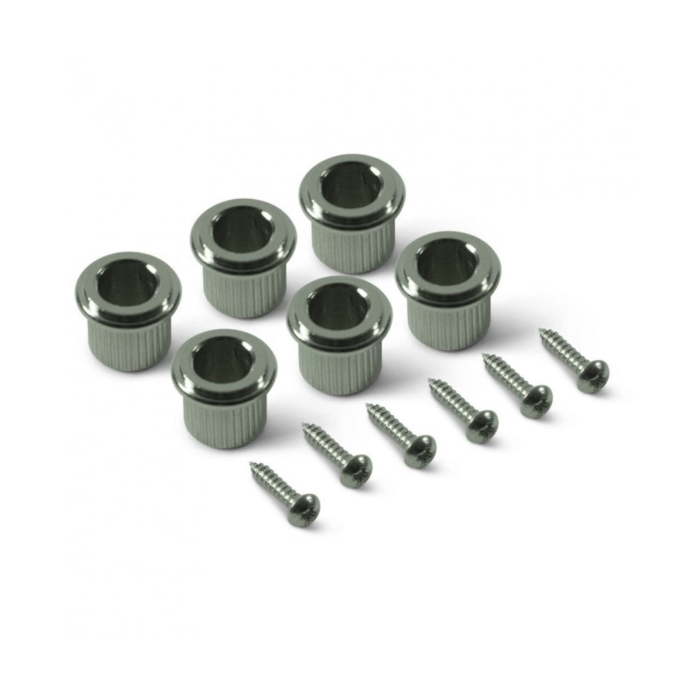 Kluson Diecast Revolution Tuners For Fender, 6 In Line, No Collar, Staggered Posts