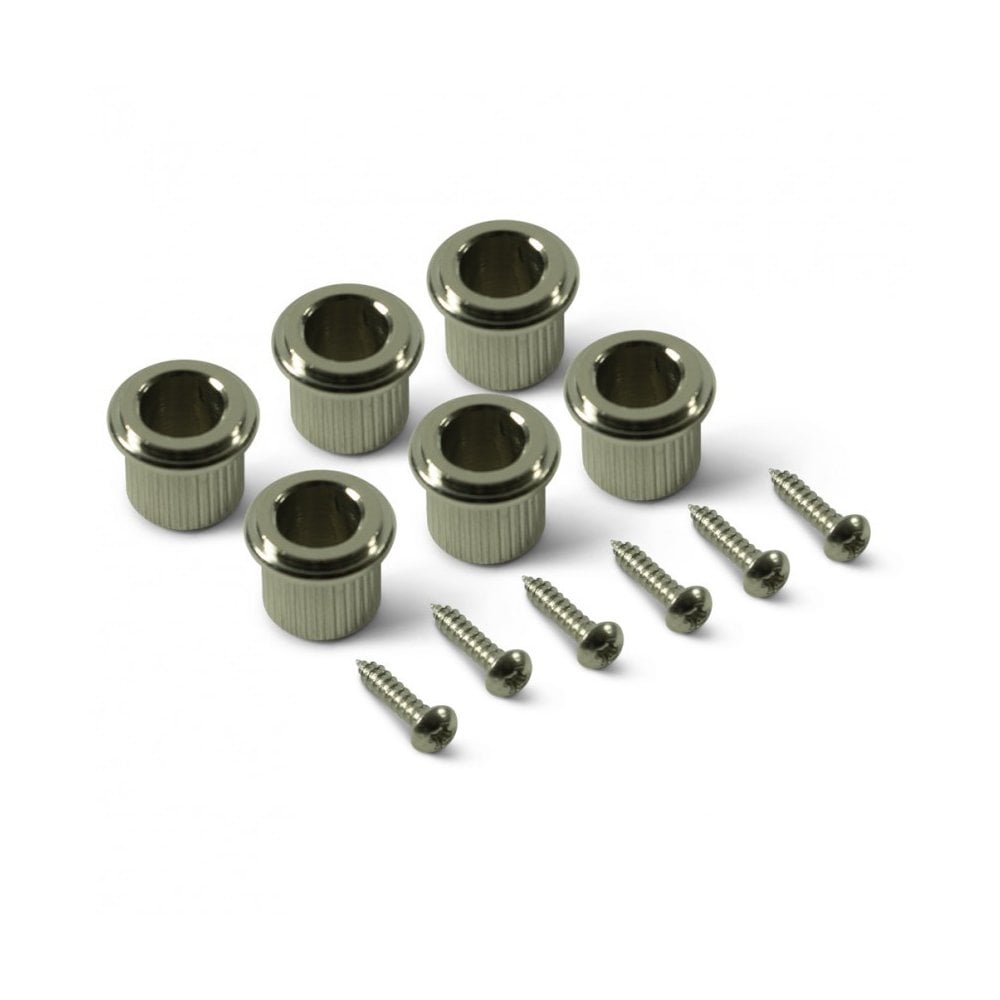Kluson Diecast Revolution Tuners For Fender, 6 In Line, No Collar, Staggered Posts