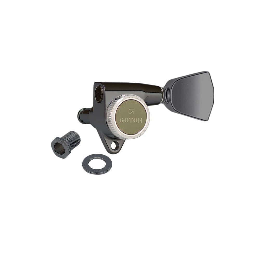 Gotoh SG301 Magnum Lock 3 Aside Traditional Tuners with Metal Tulip Buttons 18:1 Gear Ratio