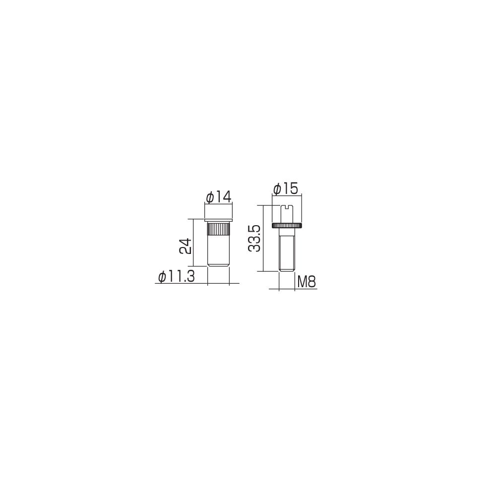 Gotoh GE103B-T Stud and Insert Set