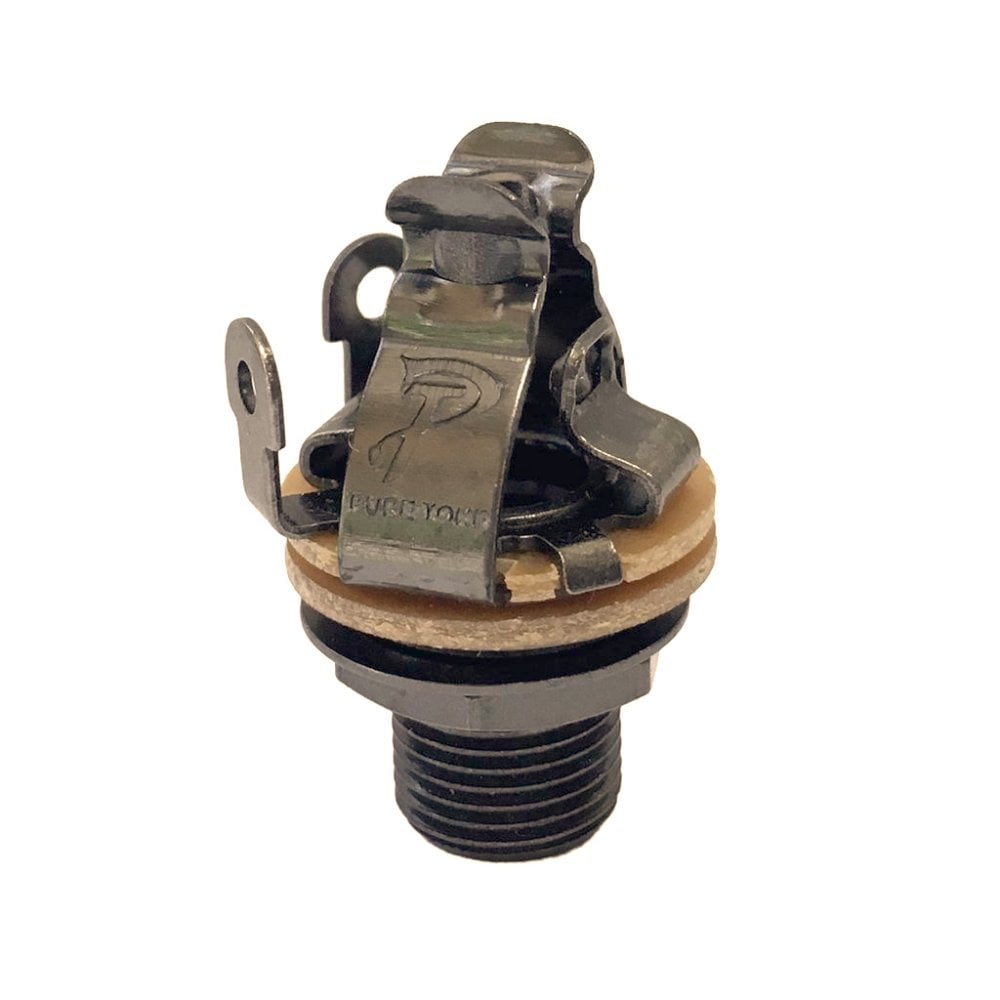 Pure Tone Multi-Contact 1/4" Output Jack - Black Nickel Finish
