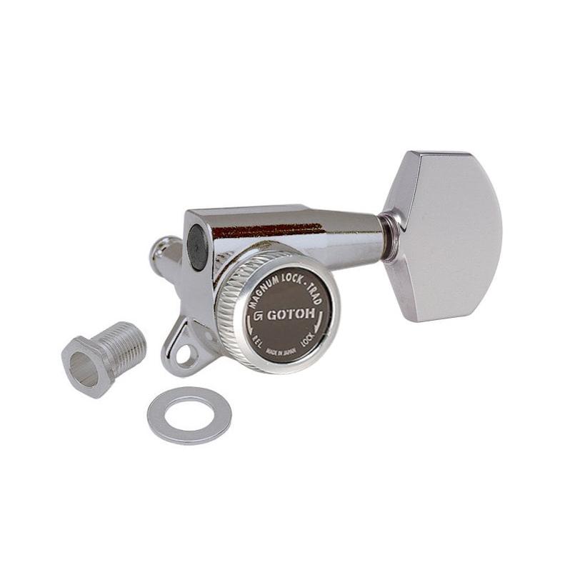 Gotoh SG381 Magnum Lock Traditional Tuners 3 Per Side, with 01 Buttons 16:1 Gear Ratio