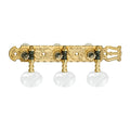 Gotoh Classical Tuners - Solid Brass with White Pearloid Buttons