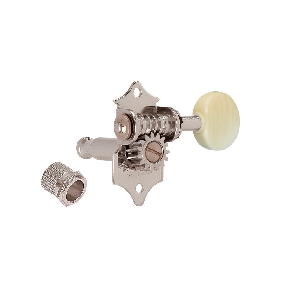 Gotoh SE770 Open Gear Tuners Nickel Finish (3 button options)