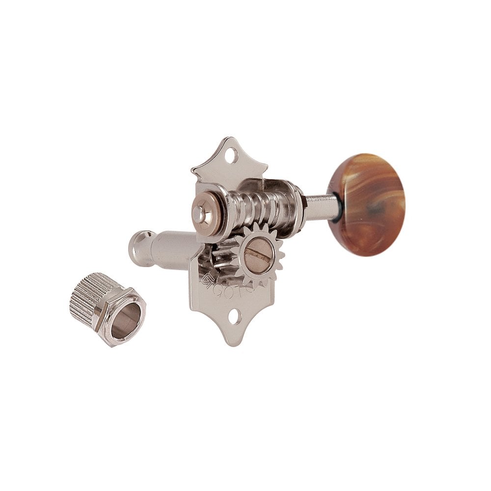 Gotoh SE770 Open Gear Tuners Nickel Finish (3 button options)