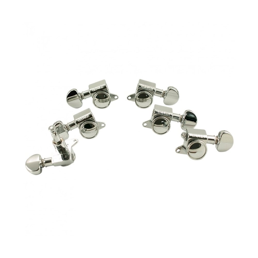Grover Mini Roto-Grip 505 Locking Tuners 3 Per Side 18:1 Gear Ratio