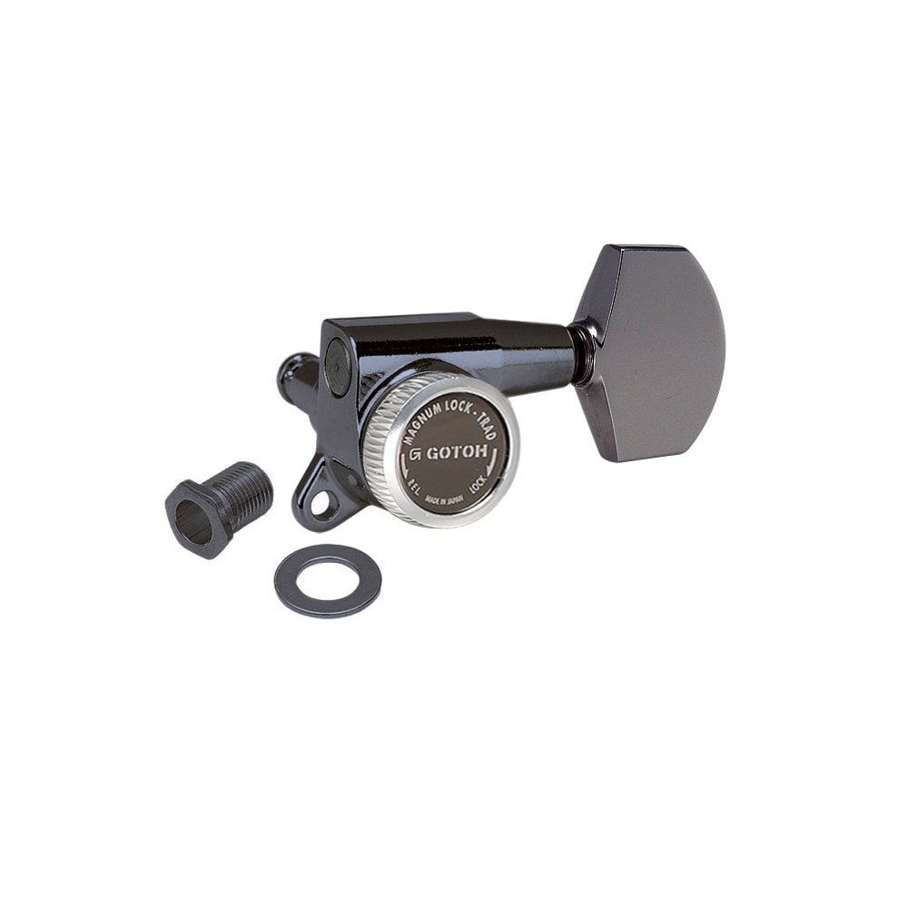 Gotoh SG381 Magnum Lock Traditional Tuners 3 Per Side, with 01 Buttons 16:1 Gear Ratio