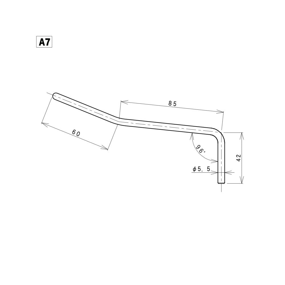 Gotoh Trem Arm 5.5mm For Gotoh 510TS, VS100, VG300 and VS401 Bridges