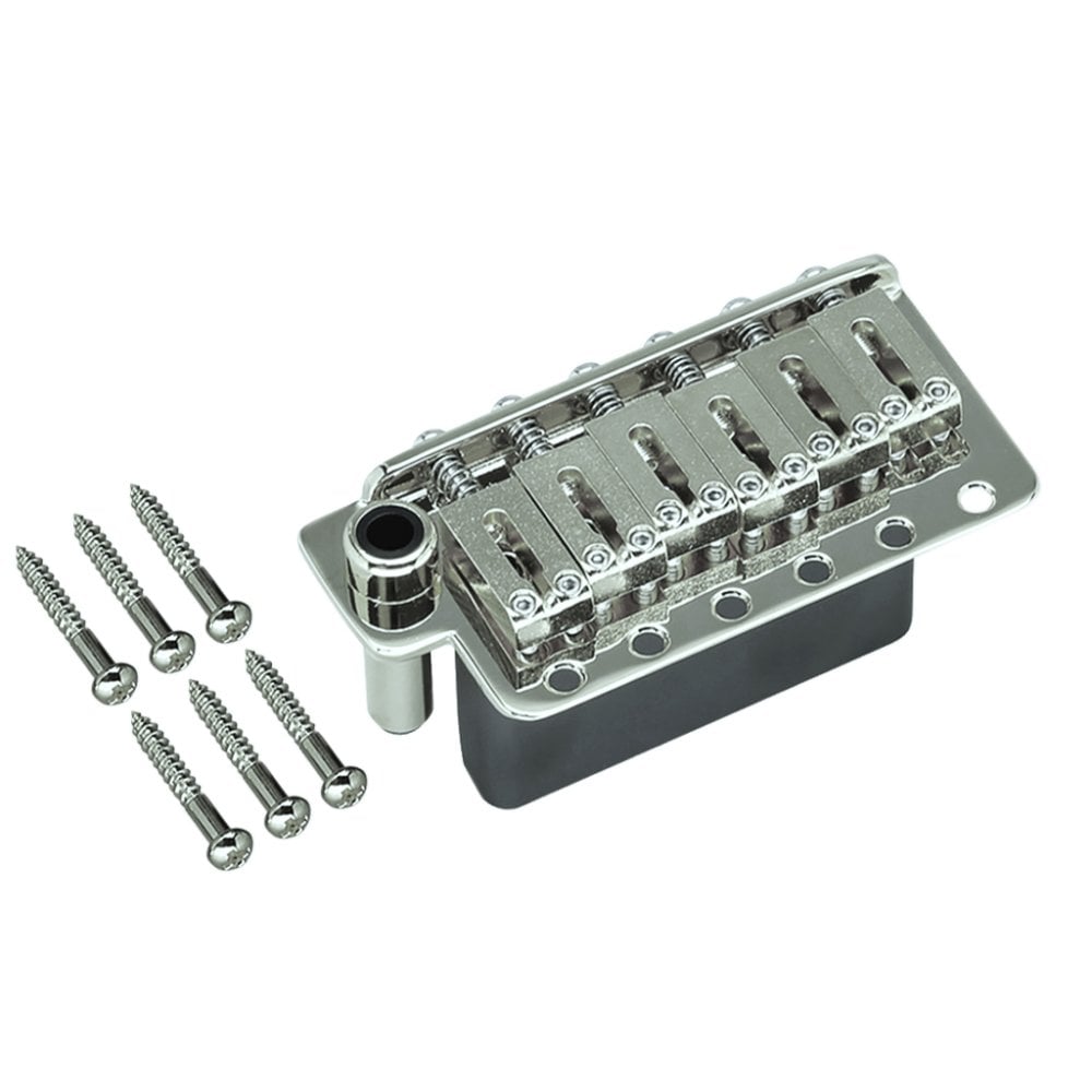 Gotoh 6 Hole Mount Block Saddles Narrow-Spaced 52.5mm 510TS Tremolo System, Chrome