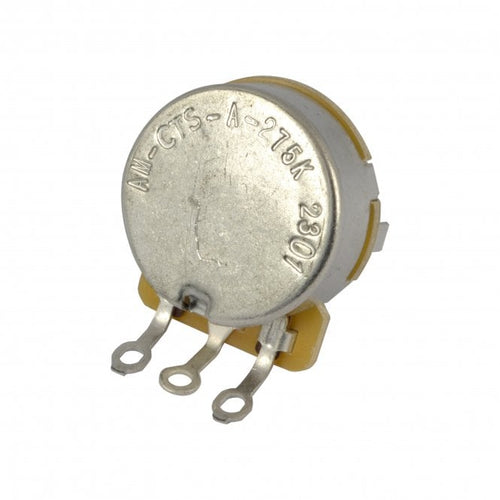 CTS Guitar Pot, 250k (275k) Split Shaft Pot Premium 450 Series 9% Tolerance for Single Coil Pickups
