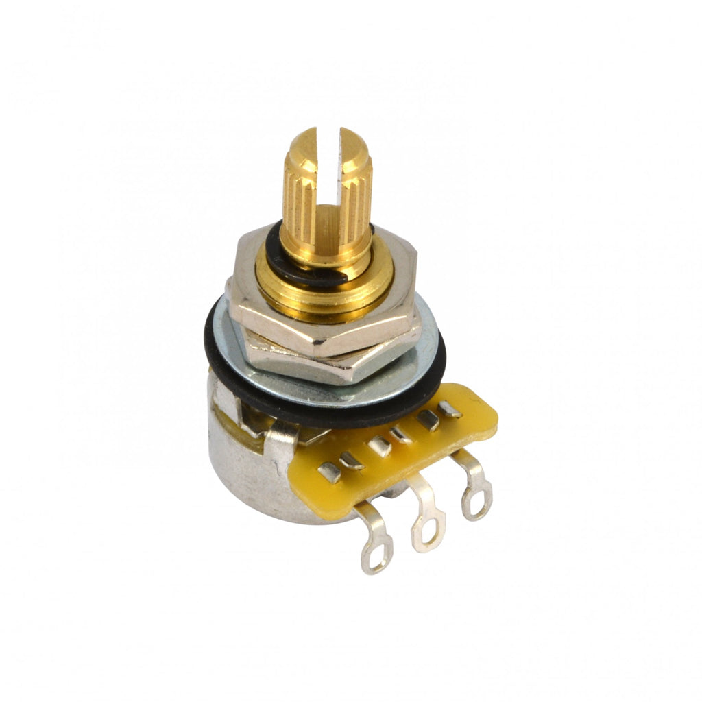 CTS Guitar Pot, 500k (550k) Mini Split Shaft Audio Taper Pot with 9% Tolerance