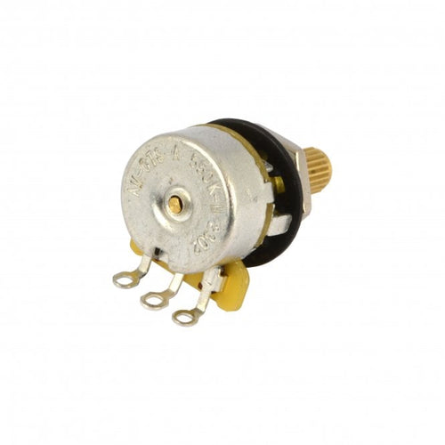CTS Guitar Pot, 500k (550k) Mini Split Shaft Audio Taper Pot with 9% Tolerance