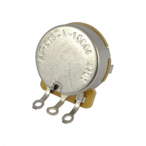 CTS Guitar Pot, 1000k (1 meg) Split Shaft Premium 450 Series with 9% Tolerance, Log Taper