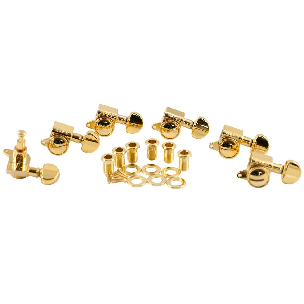 Grover Mini Roto-Grip 505 Locking Tuners 6 In Line 18:1 Gear Ratio