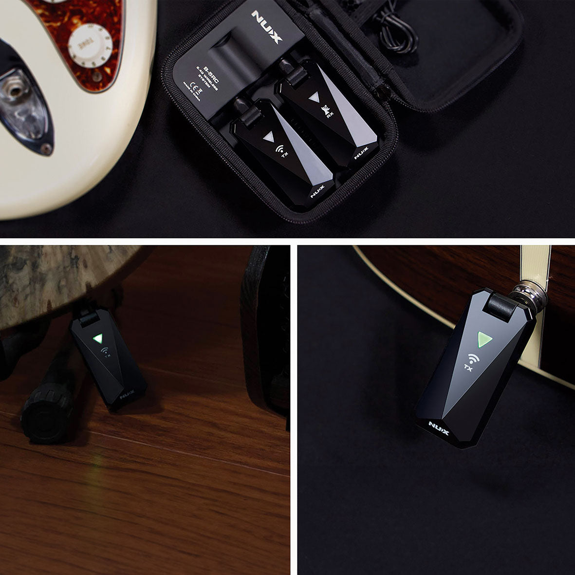 Nux B-5RC Rechargeable Wireless Guitar Bug Set 2.4GHz
