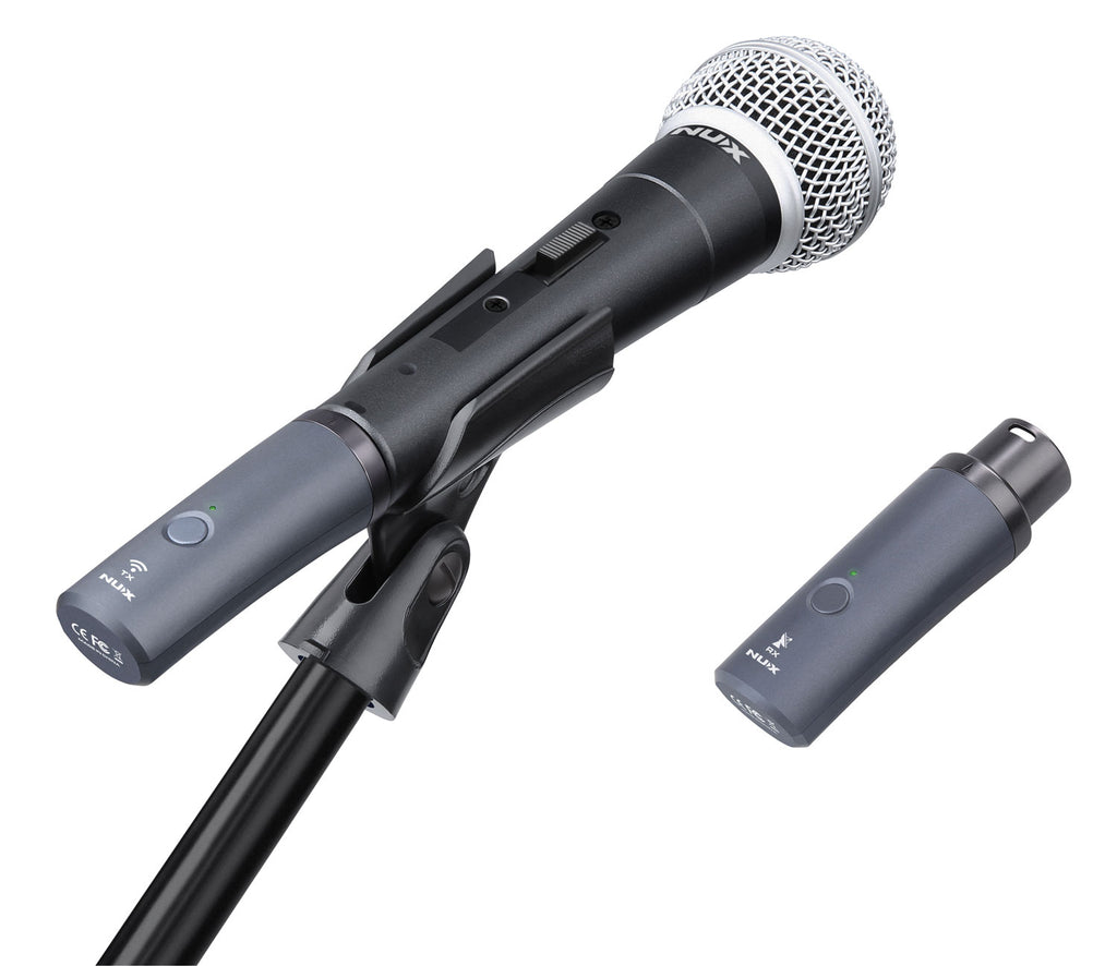 Nux B-3RC Rechargeable Wireless Microphone System 2.4GHz