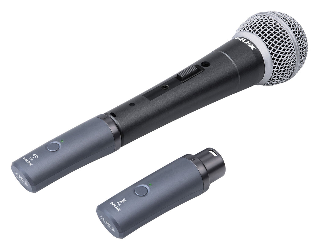 Nux B-3RC Rechargeable Wireless Microphone System 2.4GHz