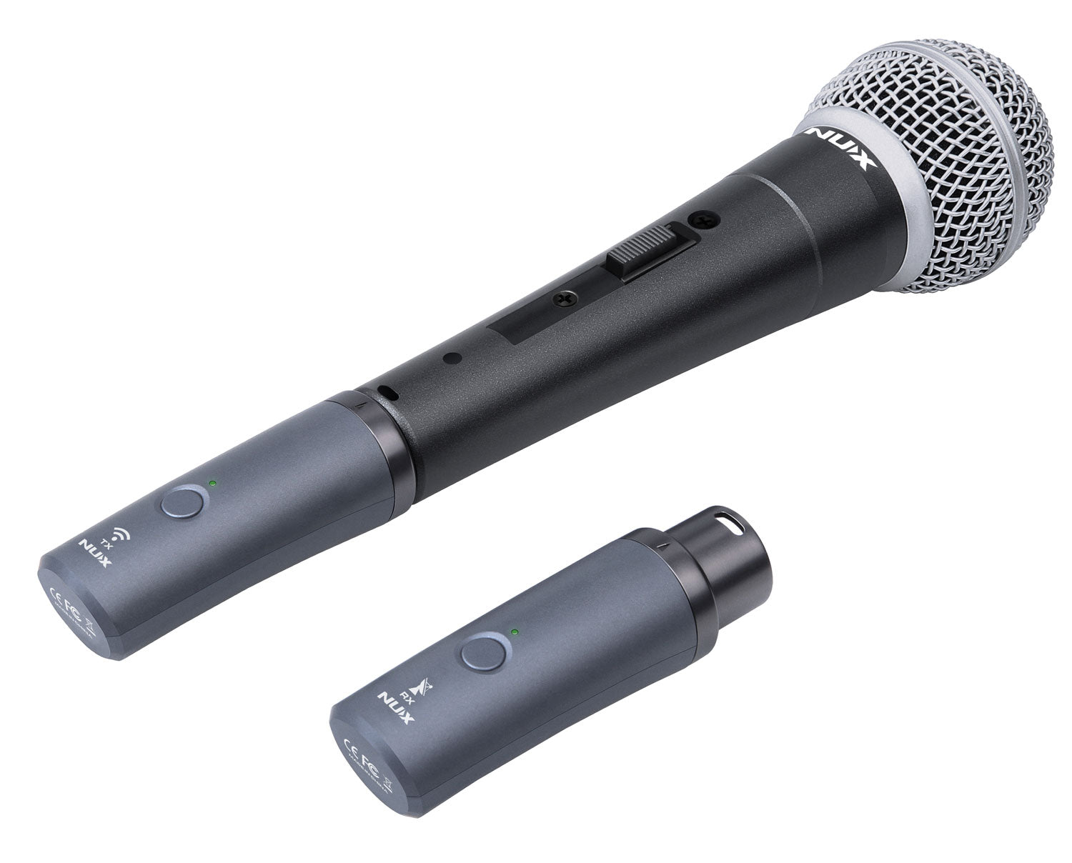 Nux B-3RC Rechargeable Wireless Microphone System 2.4GHz