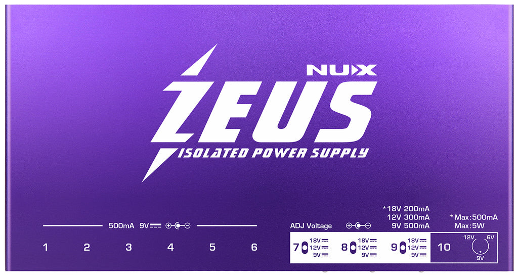 Nux Zeus Guitar Pedal Power Supply