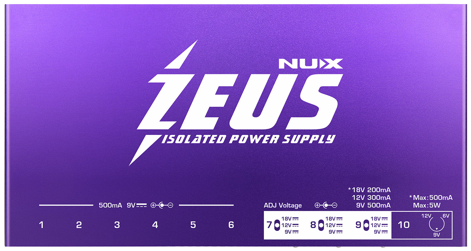 Nux Zeus Guitar Pedal Power Supply