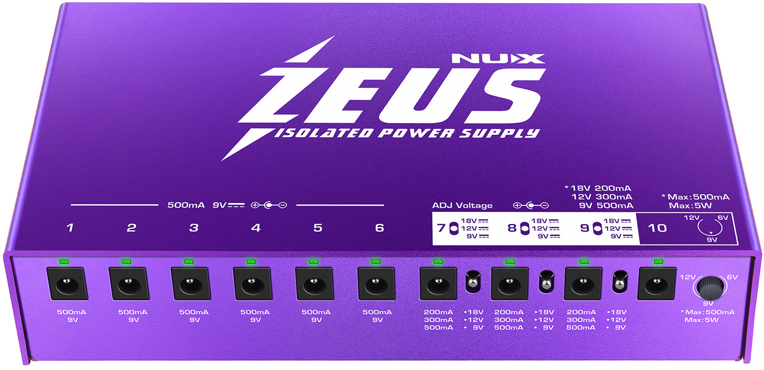 Nux Zeus Guitar Pedal Power Supply
