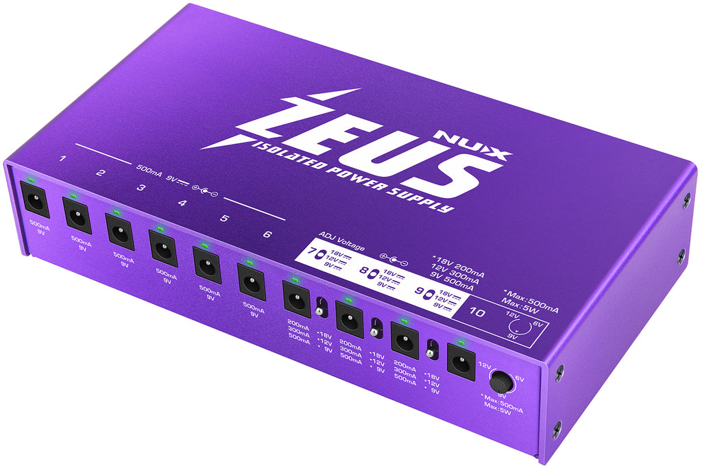 Nux Zeus Guitar Pedal Power Supply