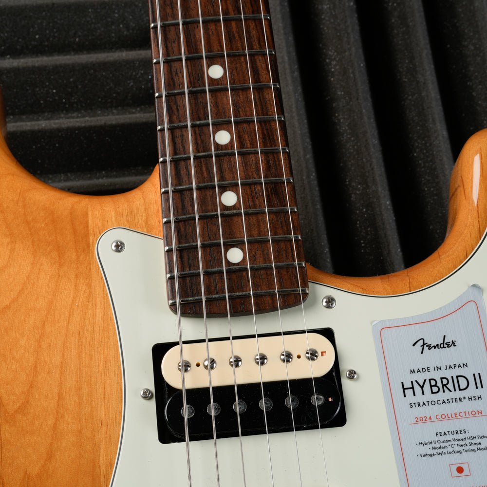 Fender MIJ Hybrid II Stratocaster HSH 2024 Collection - Vintage Natural