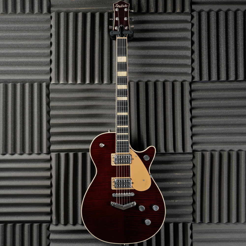 Gretsch G6228FM Players Edition Jet BT with V-Stoptail 2018 - Present - Dark Cherry Stain