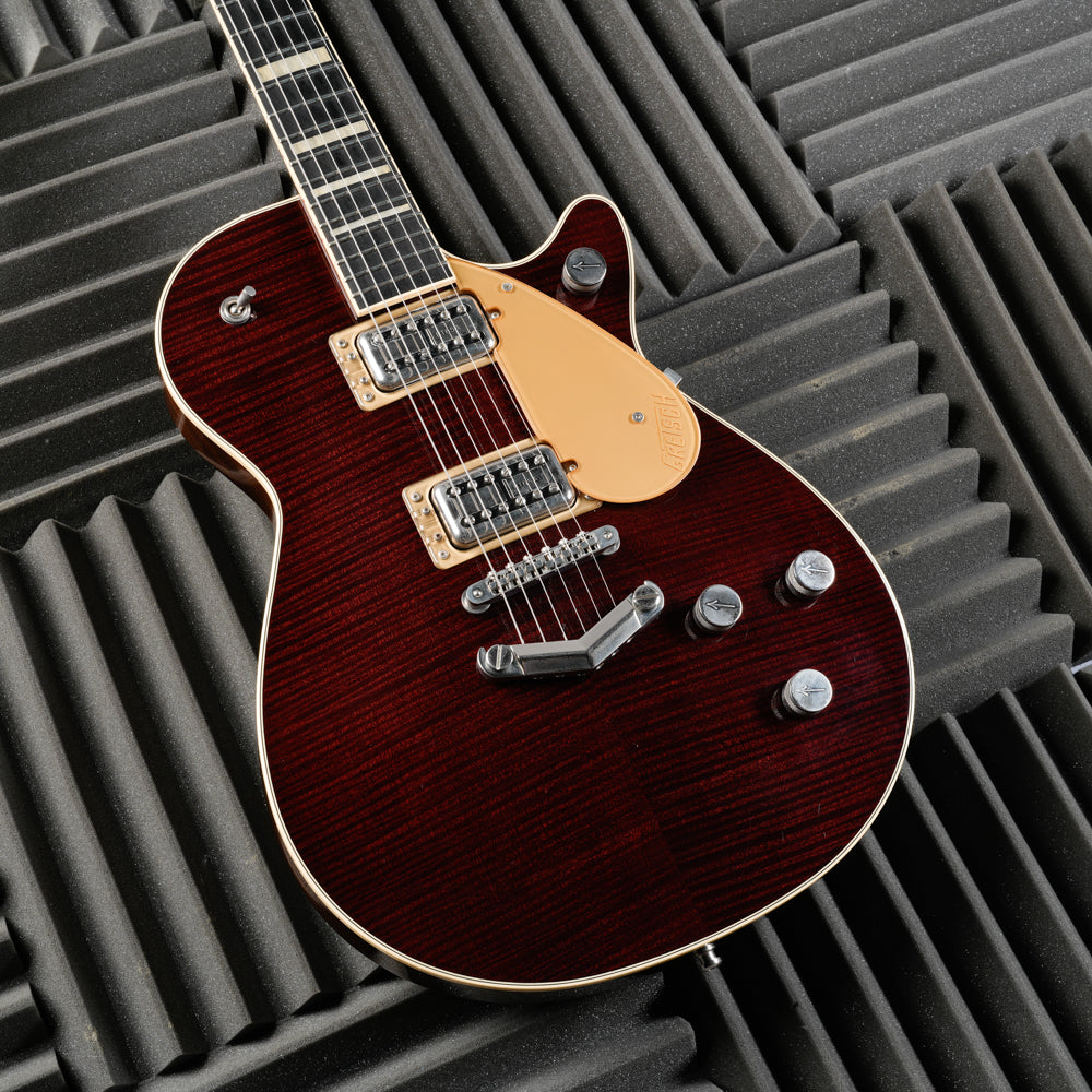 Gretsch G6228FM Players Edition Jet BT with V-Stoptail 2018 - Present - Dark Cherry Stain