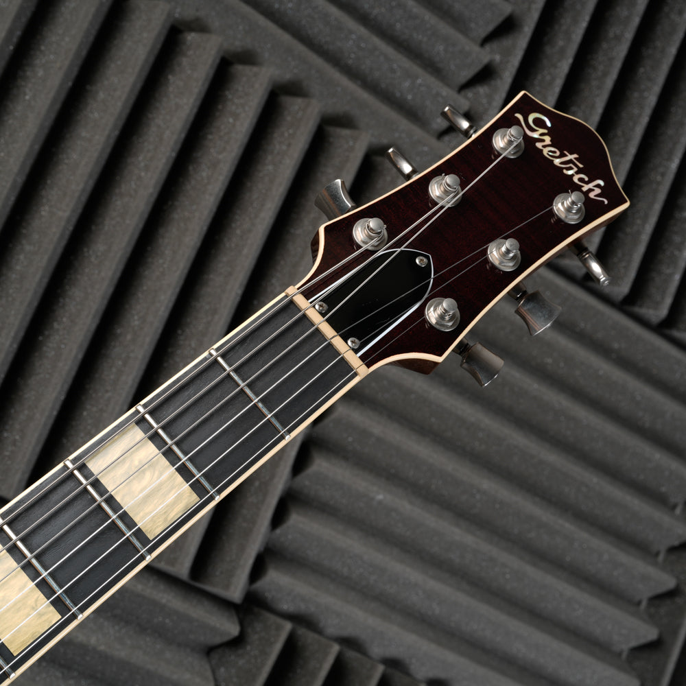 Gretsch G6228FM Players Edition Jet BT with V-Stoptail 2018 - Present - Dark Cherry Stain