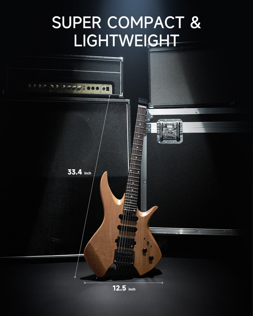 Donner NHL-500 Headless Electric Guitar (HLX-500)