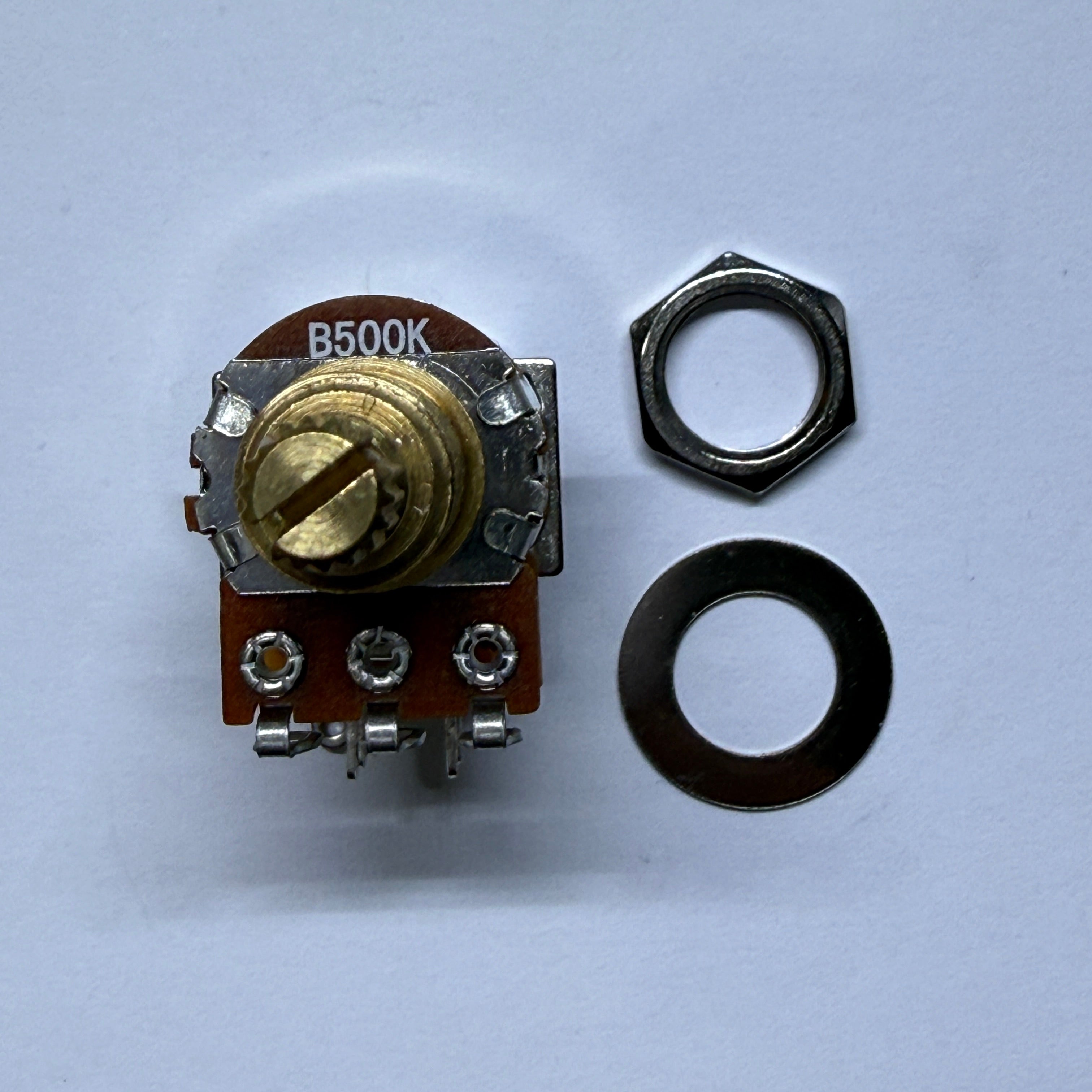 Brass Push Push Pots - Split Shaft (18 spline / 16 spline) Potentiometer for Volume / Tone A250K A500K B250K B500K