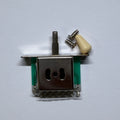 3 Way Switch (Rectangle Shape)  with Tip (Cream / White / Black)