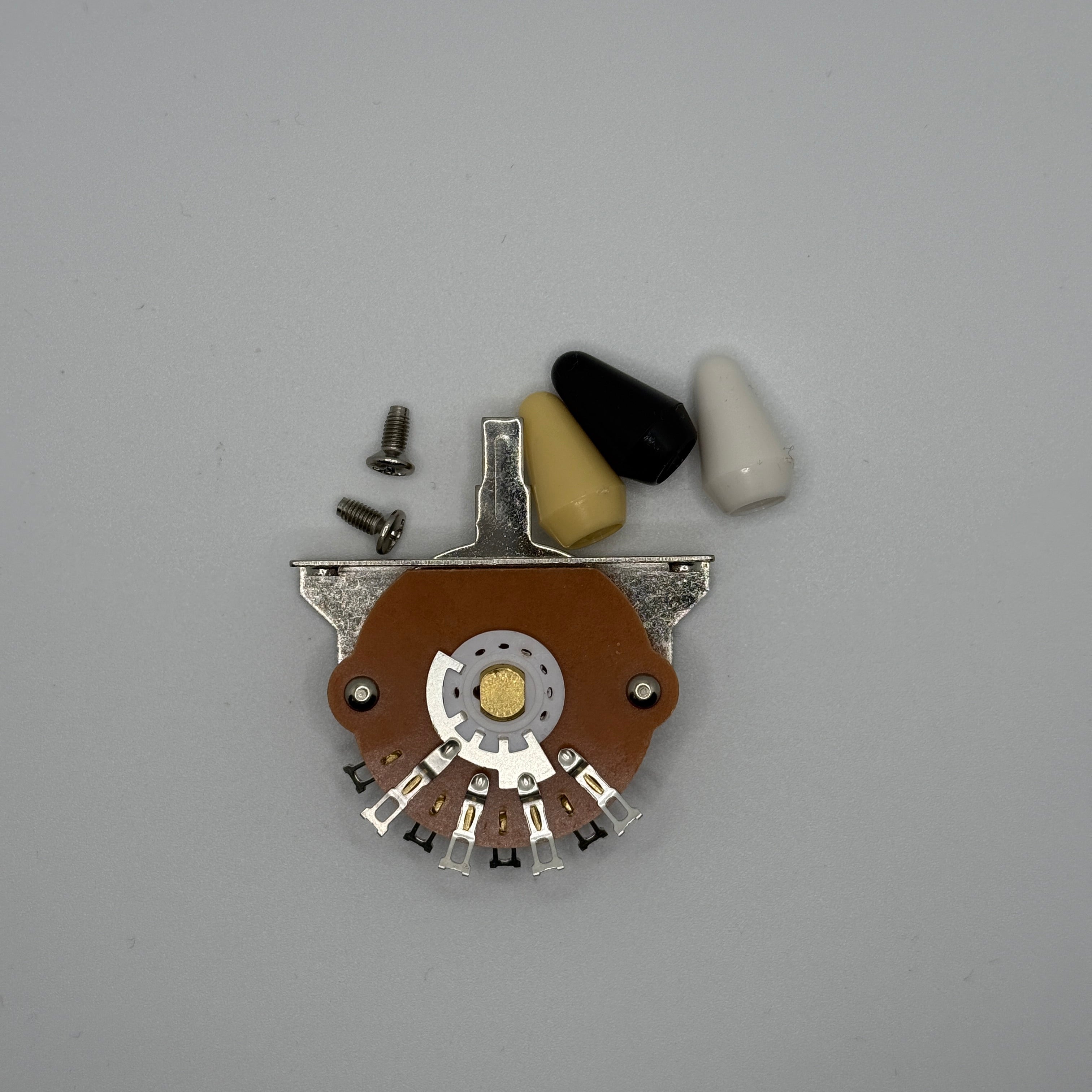 5 Way Guitar Switch (Come with 3 Tips, Cream, White and Black) for ST Style Guitar