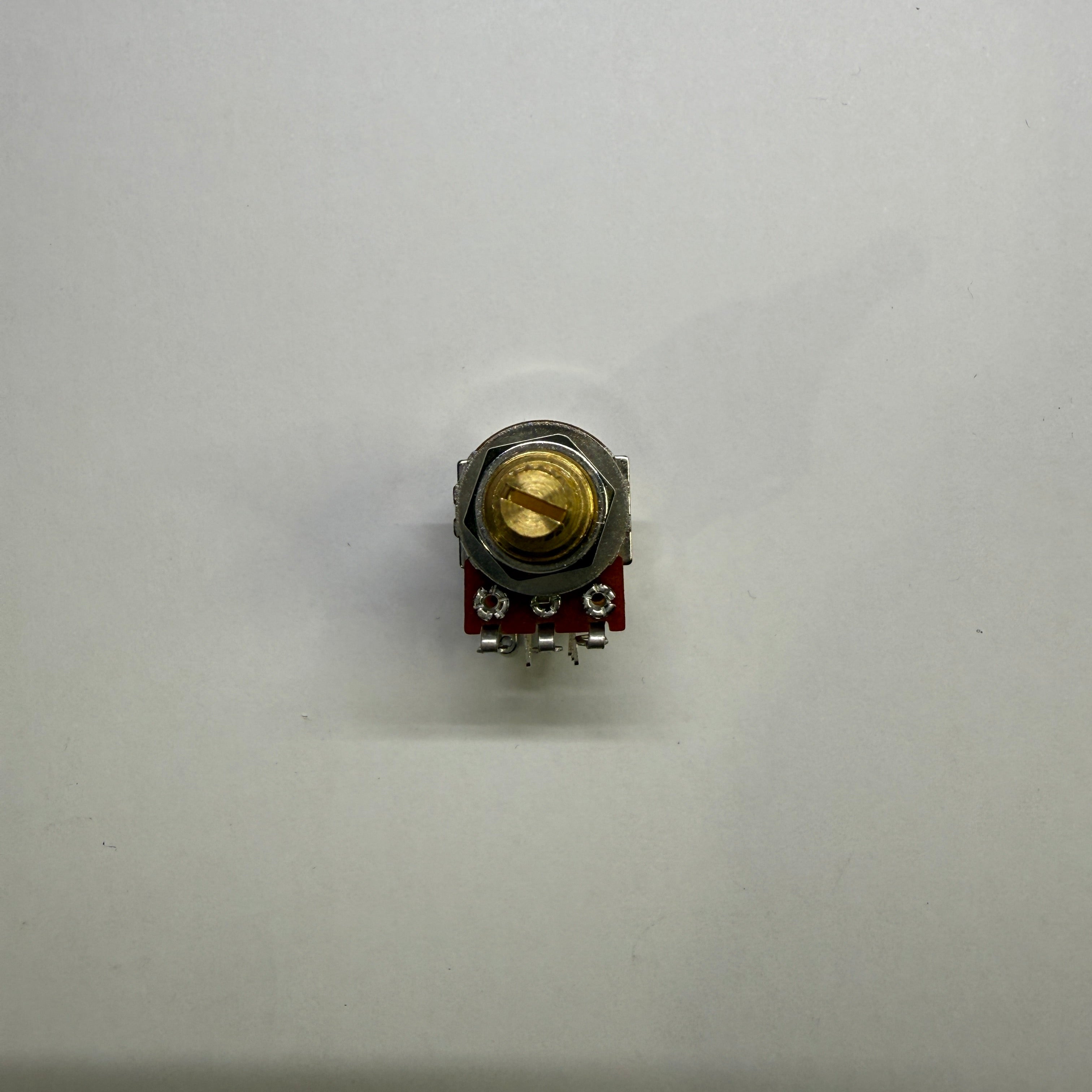 Brass Push Push Pots - Split Shaft (18 spline / 16 spline) Potentiometer for Volume / Tone A250K A500K B250K B500K