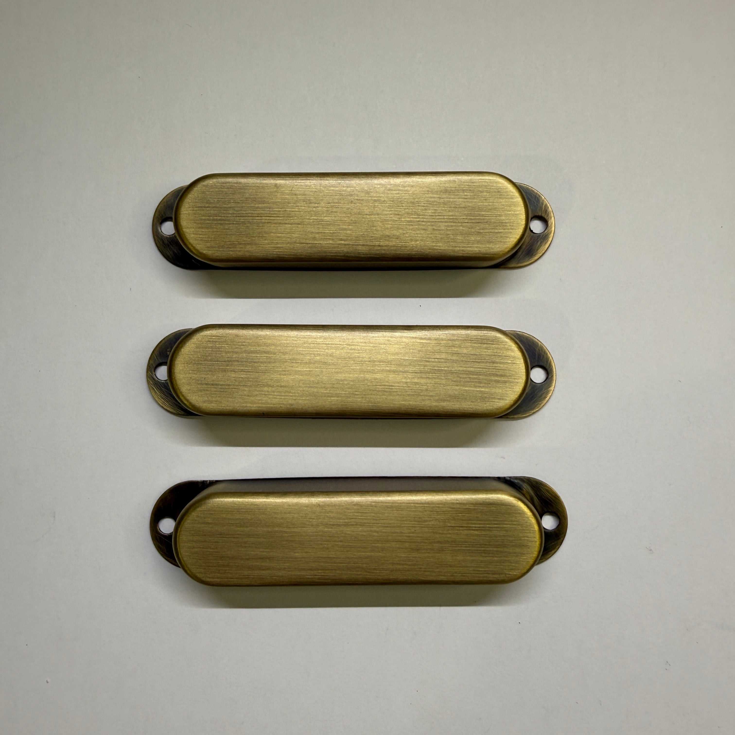 Brass Single Coil Pickup Cover (High Grade Brass)