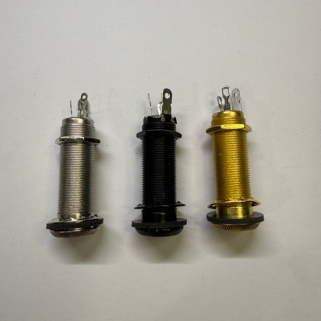 Stereo / Mono Barrel Jack Socket (6.35mm / 1/4 inch)for Electric Guitar Bass