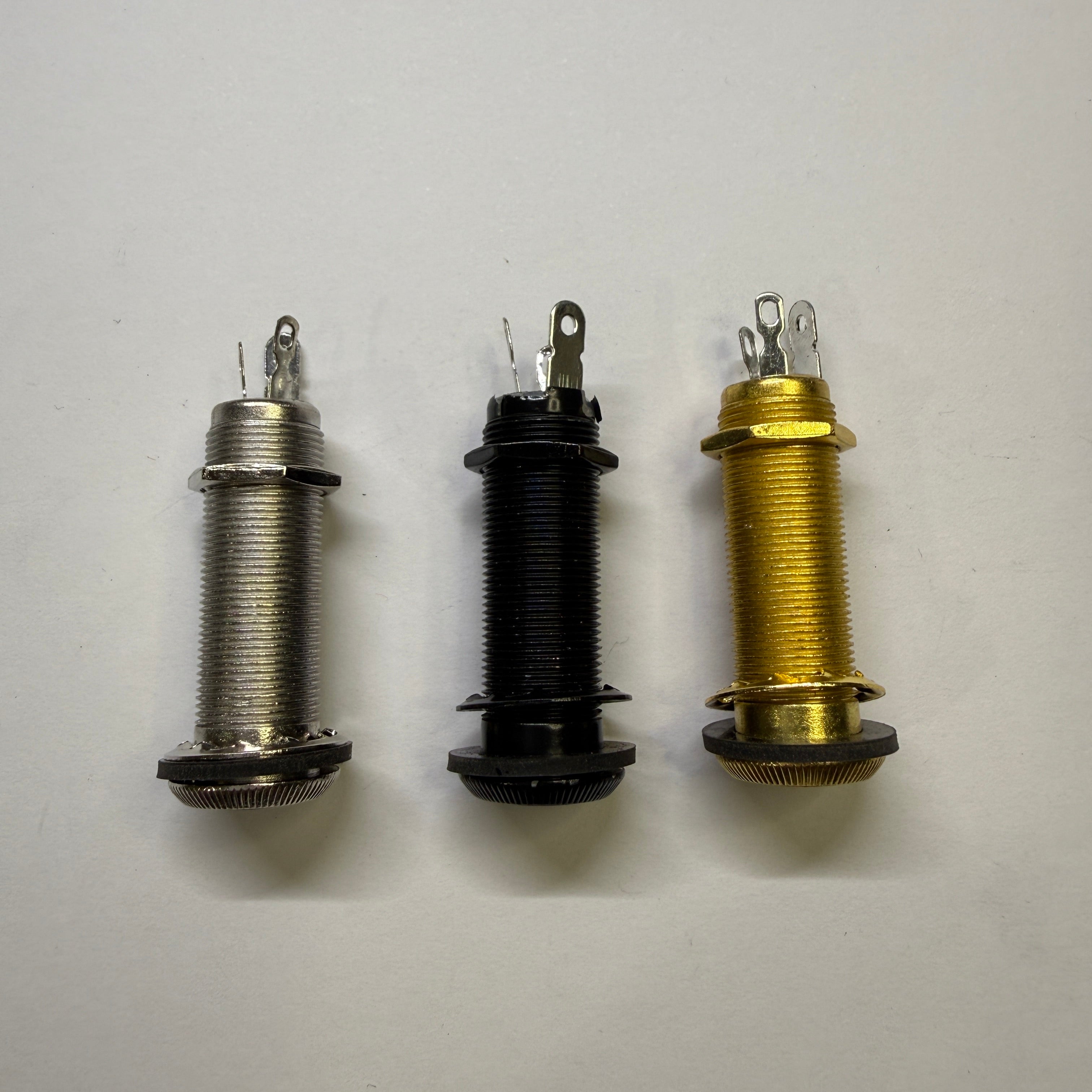 Stereo / Mono Barrel Jack Socket (6.35mm / 1/4 inch)for Electric Guitar Bass