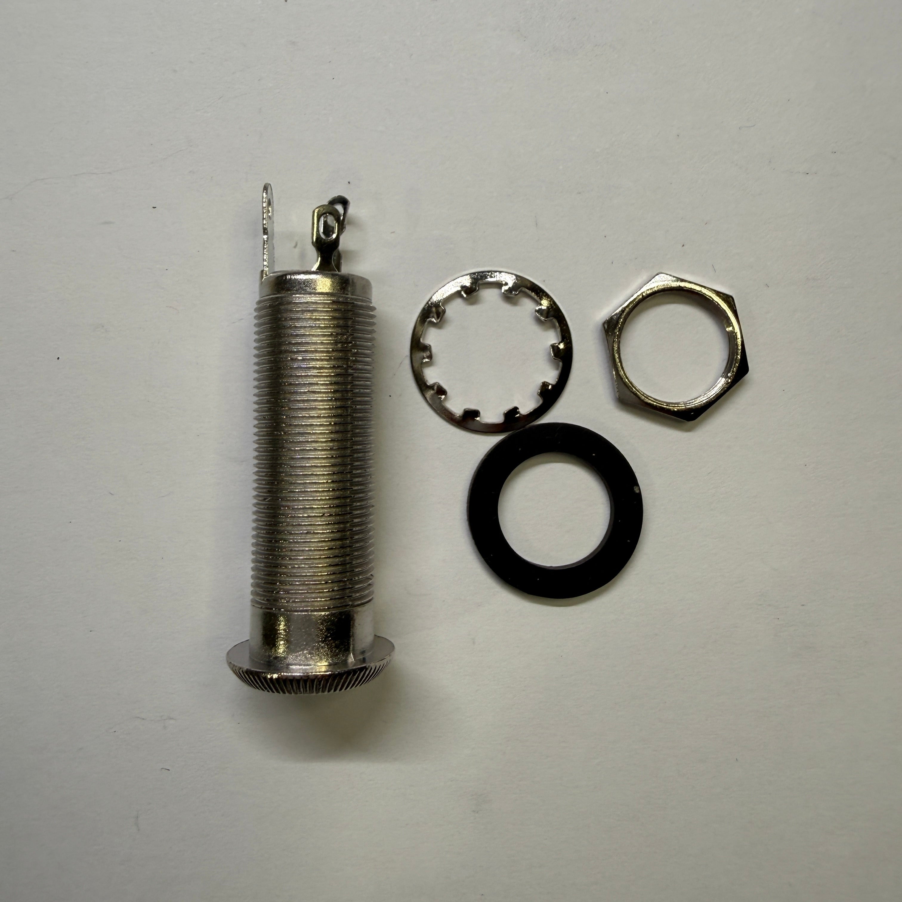 Stereo / Mono Barrel Jack Socket (6.35mm / 1/4 inch)for Electric Guitar Bass