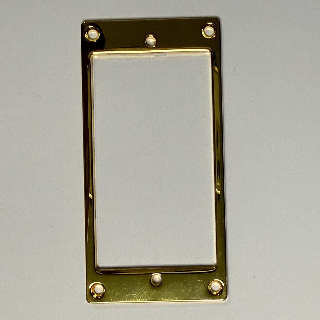Premium Humbucker Pickup Surround / Mounting Ring - Flat Metal