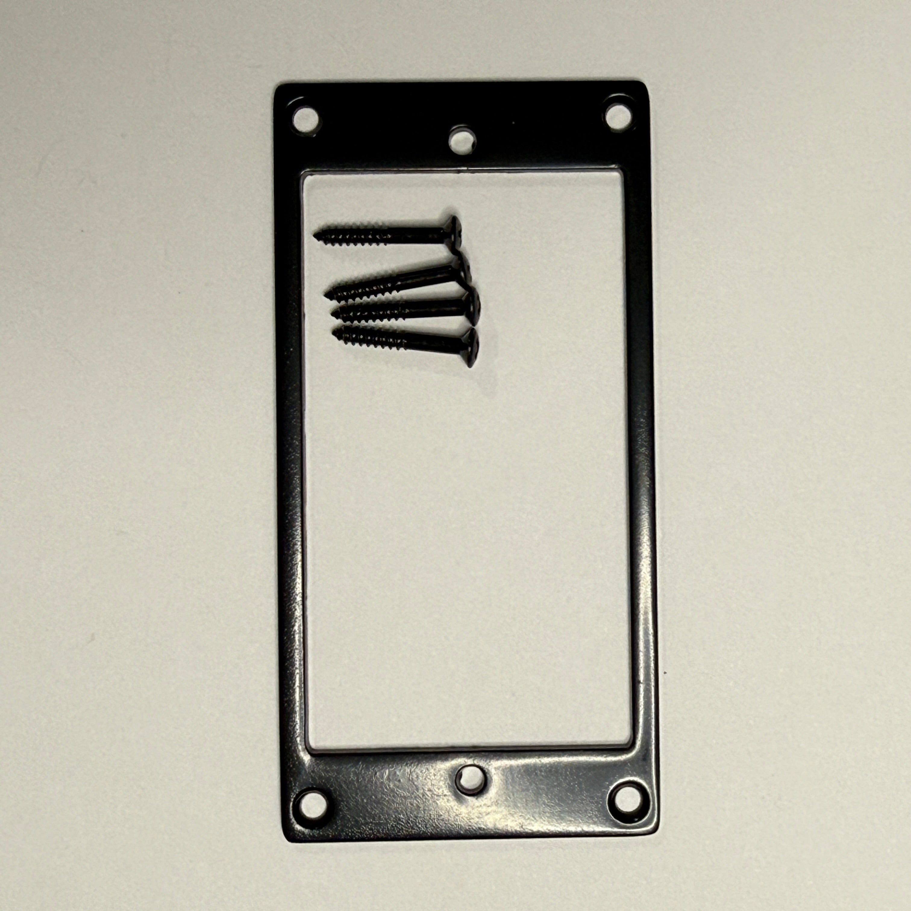 Premium Humbucker Pickup Surround / Mounting Ring - Flat Metal